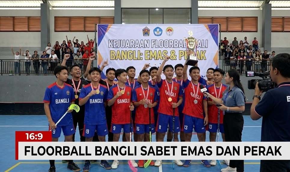 Ukir Sejarah Baru, Atlet Floorball Bangli Sabet Emas dan Perak di Kejuaraan Provinsi