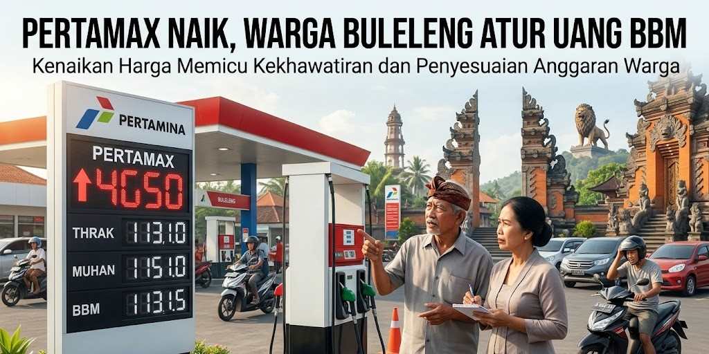 Harga Pertamax Naik, Konsumen di Buleleng Mulai Hitung Ulang Pengeluaran