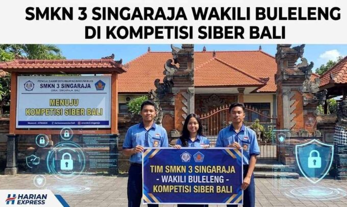 Cetak Talenta Digital, SMKN 3 Singaraja Resmi Wakili Buleleng di Kompetisi Siber Bali 2026