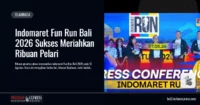 Indomaret Fun Run Bali 2026 Sukses Meriahkan Ribuan Pelari