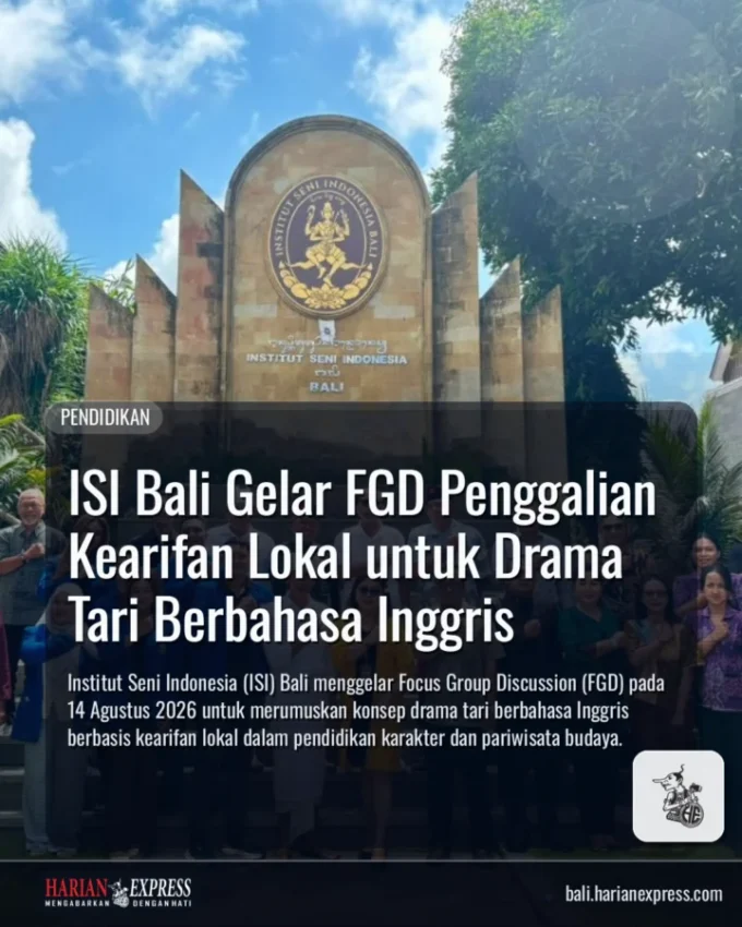 ISI Bali Gelar FGD Penggalian Kearifan Lokal untuk Drama Tari Berbahasa Inggris