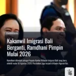 Kakanwil Imigrasi Bali Berganti, Ramdhani Pimpin Mulai 2026