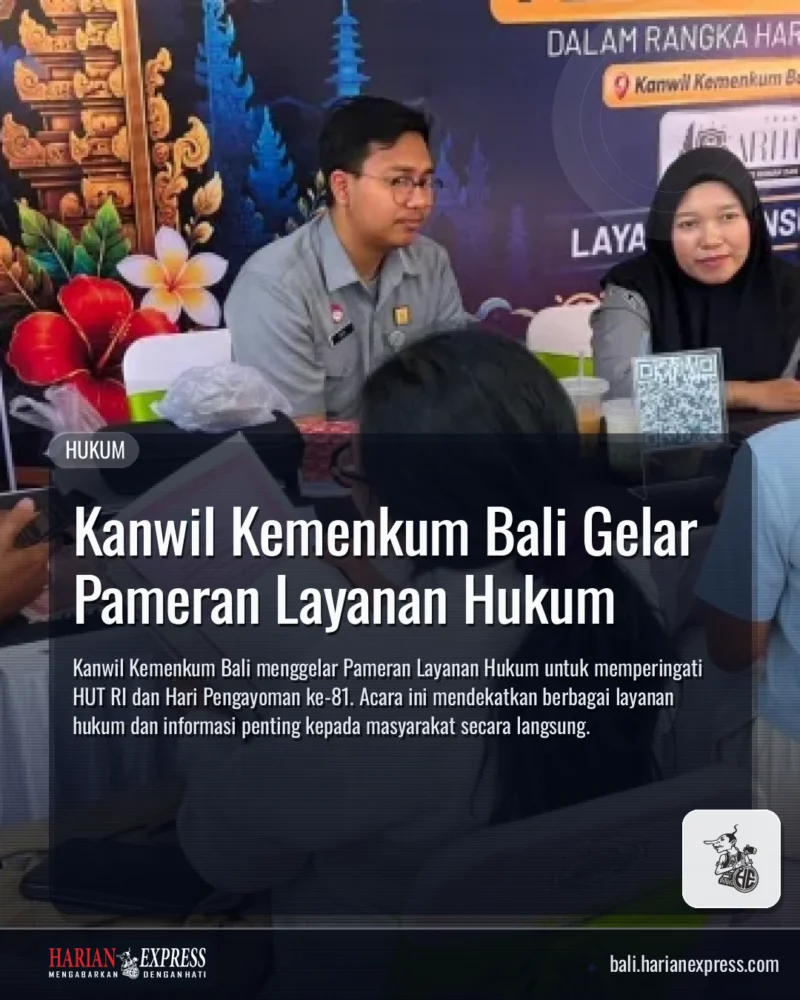 Kanwil Kemenkum Bali Gelar Pameran Layanan Hukum