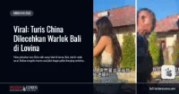Viral: Turis China Dilecehkan Warlok Bali di Lovina