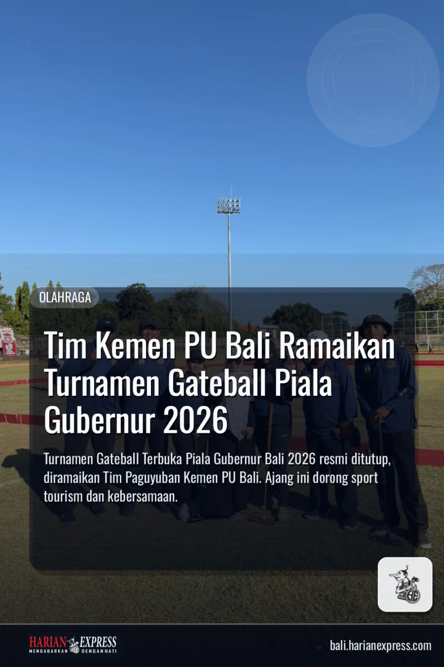 Tim Kemen PU Bali Ramaikan Turnamen Gateball Piala Gubernur 2026