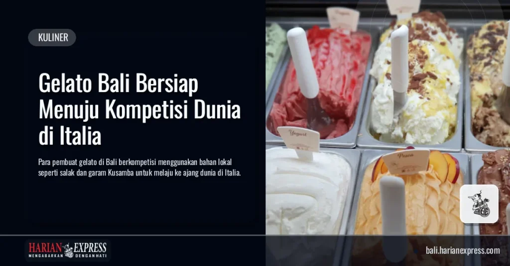 Gelato Bali Bersiap Menuju Kompetisi Dunia di Italia
