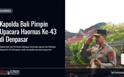 Kapolda Bali Pimpin Upacara Haornas Ke-43 di Denpasar