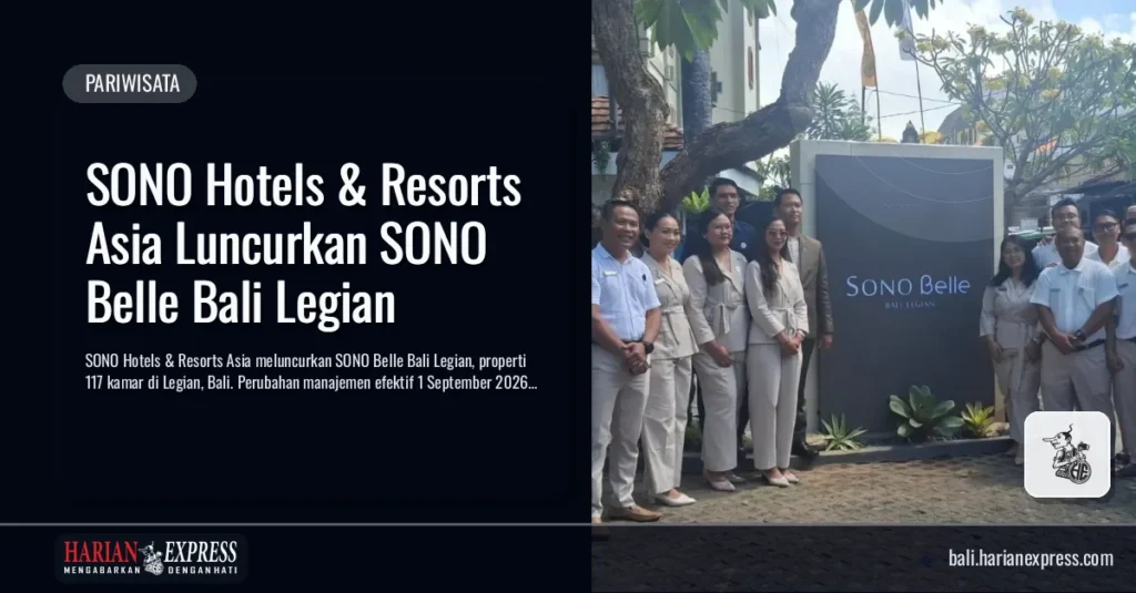 SONO Hotels & Resorts Asia Luncurkan SONO Belle Bali Legian