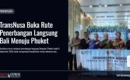 TransNusa Buka Rute Penerbangan Langsung Bali Menuju Phuket